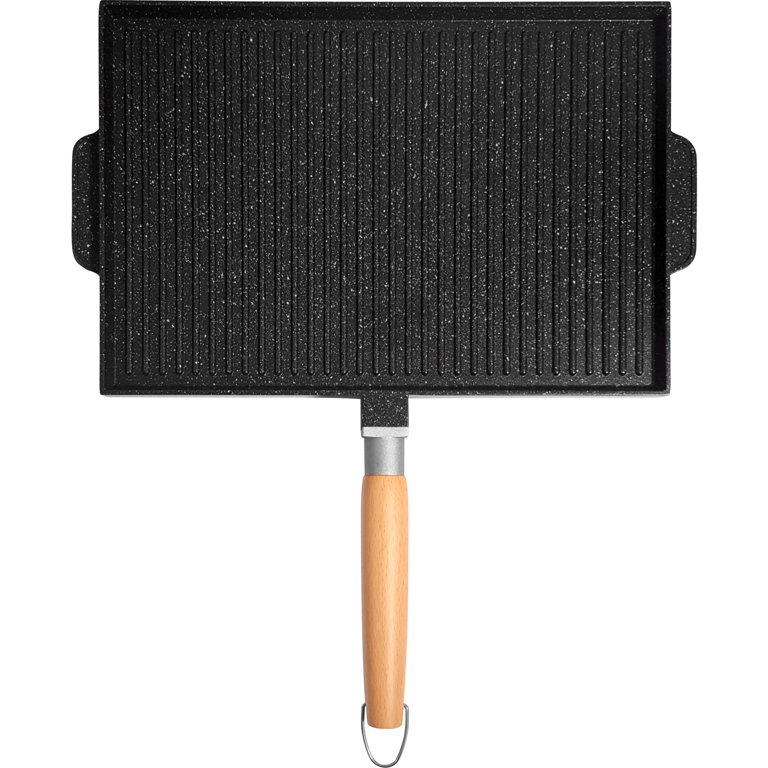 GUSTO CASA - Bistecchiera Rettangolare 2 in 1 Linea ChefStone - 35x25 cm